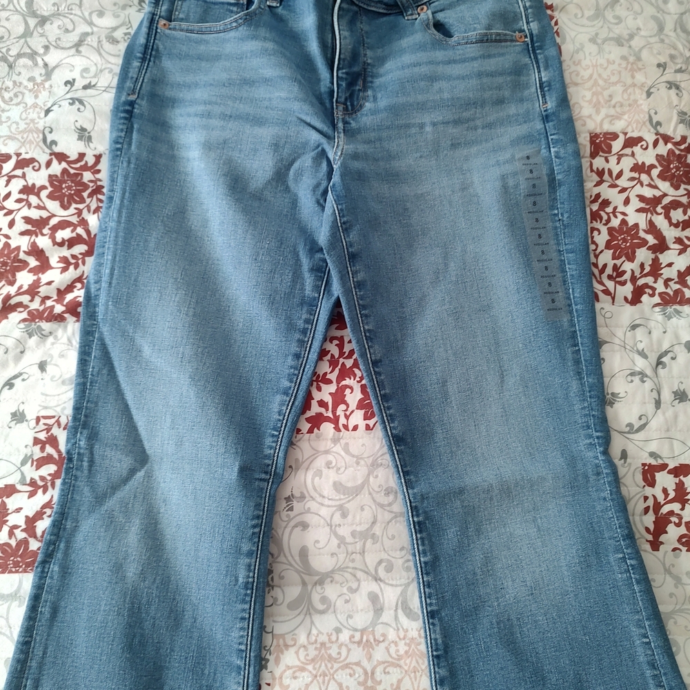 American Eagle Outfitters Light Blue Flare Jeans